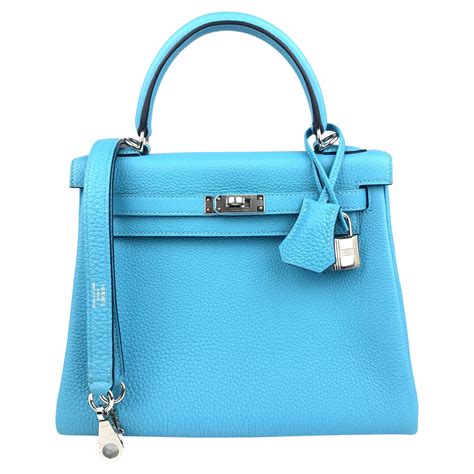 hermes kelly light blue